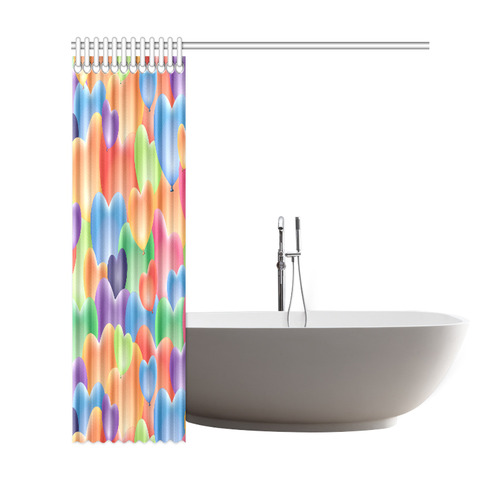 Funny_Hearts_20161204_by_Feelgood Shower Curtain 69"x72"