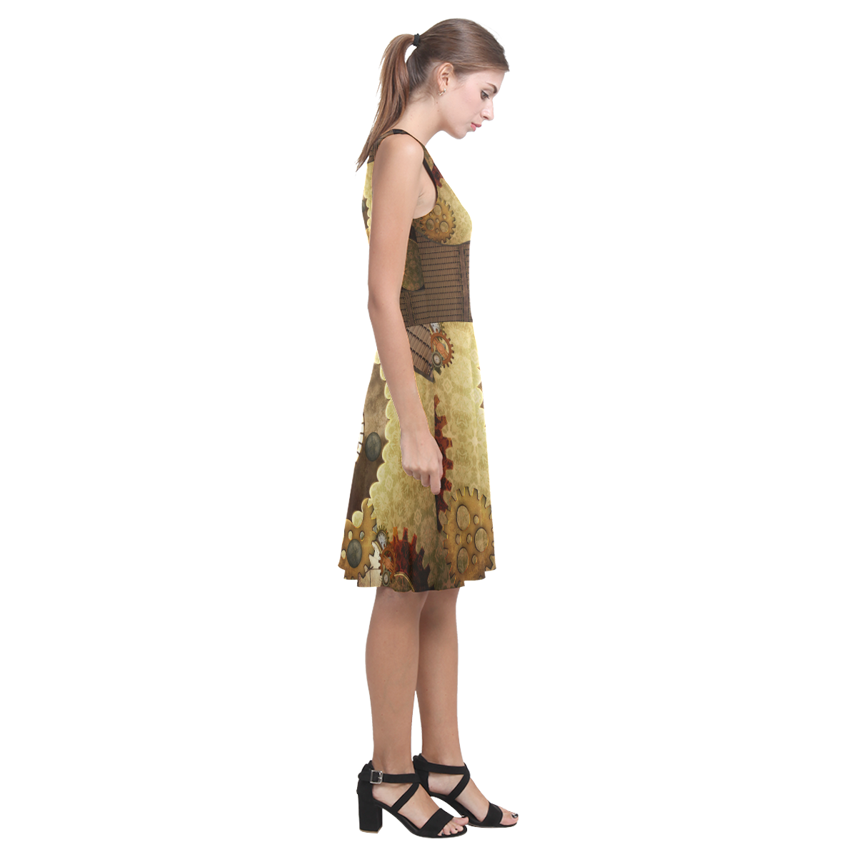 Steampunk, the noble design Atalanta Casual Sundress(Model D04)