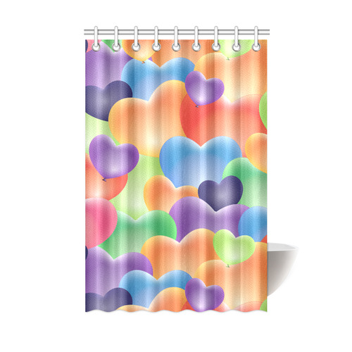 Funny_Hearts_20161202_by_FeelGood Shower Curtain 48"x72"