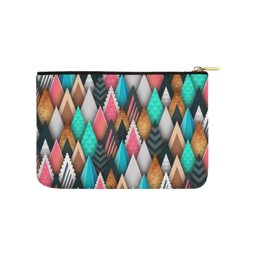 Crazy Abstract Design Carry-All Pouch 9.5''x6''