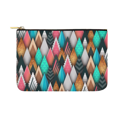 Crazy Abstract Design Carry-All Pouch 12.5''x8.5''