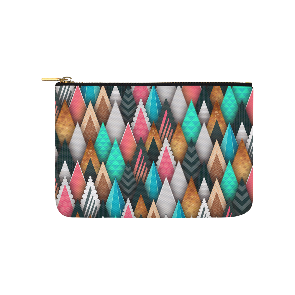 Crazy Abstract Design Carry-All Pouch 9.5''x6''