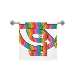 Colorful Love and Peace Bath Towel 30"x56"