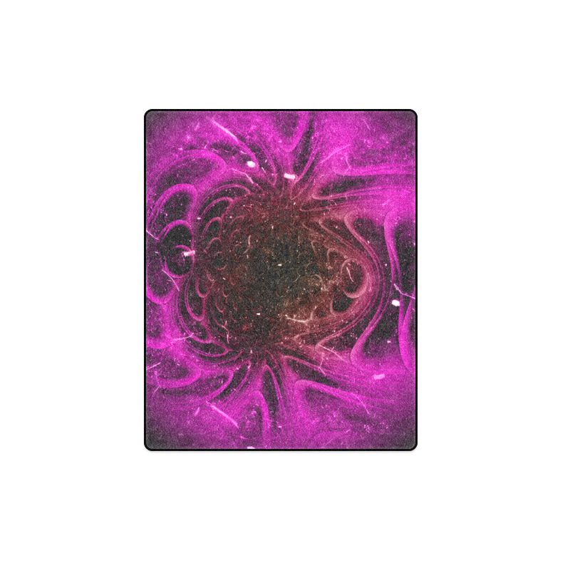 Abstract design in purple colors Blanket 40"x50"