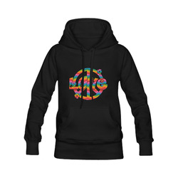 Colorful Love and Peace Women's Classic Hoodies (Model H07)