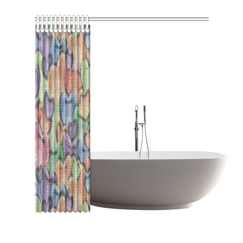 Funny_Hearts_20161203_by_Feelgood Shower Curtain 66"x72"