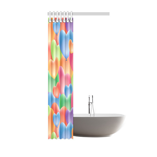 Funny_Hearts_20161206_by_Feelgood Shower Curtain 36"x72"