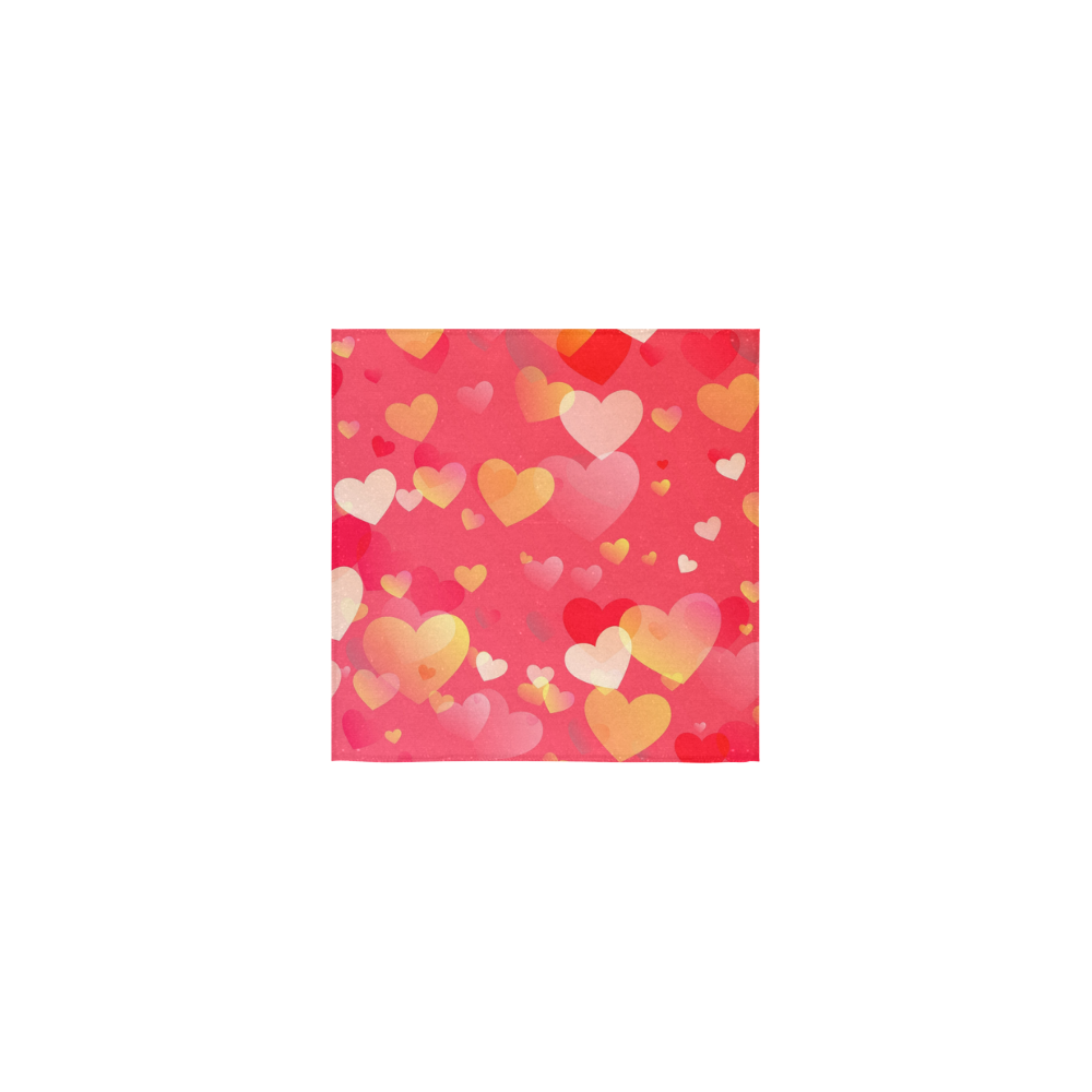 Heart_20161201_by_Feelgood Square Towel 13“x13”
