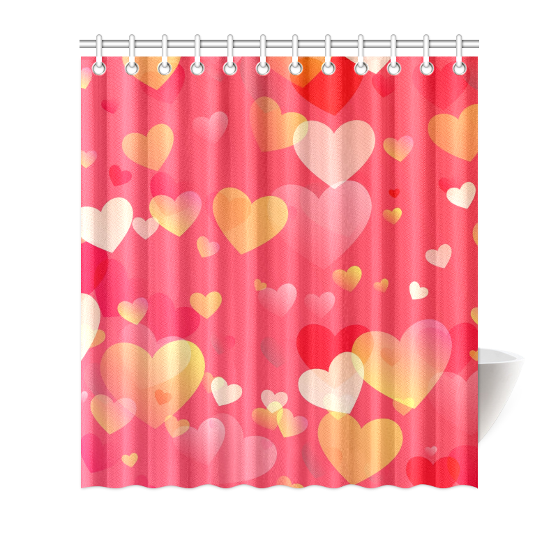 Heart_20161201_by_Feelgood Shower Curtain 66"x72"