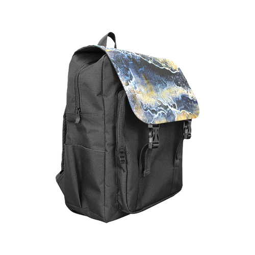 Space Universe Marbling Casual Shoulders Backpack (Model 1623)