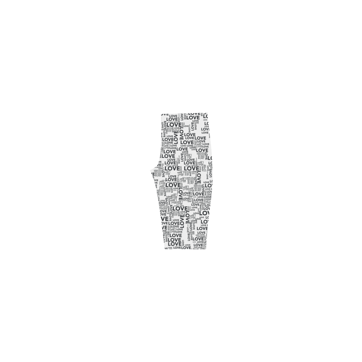 Love Words Hestia Cropped Leggings (Model L03)