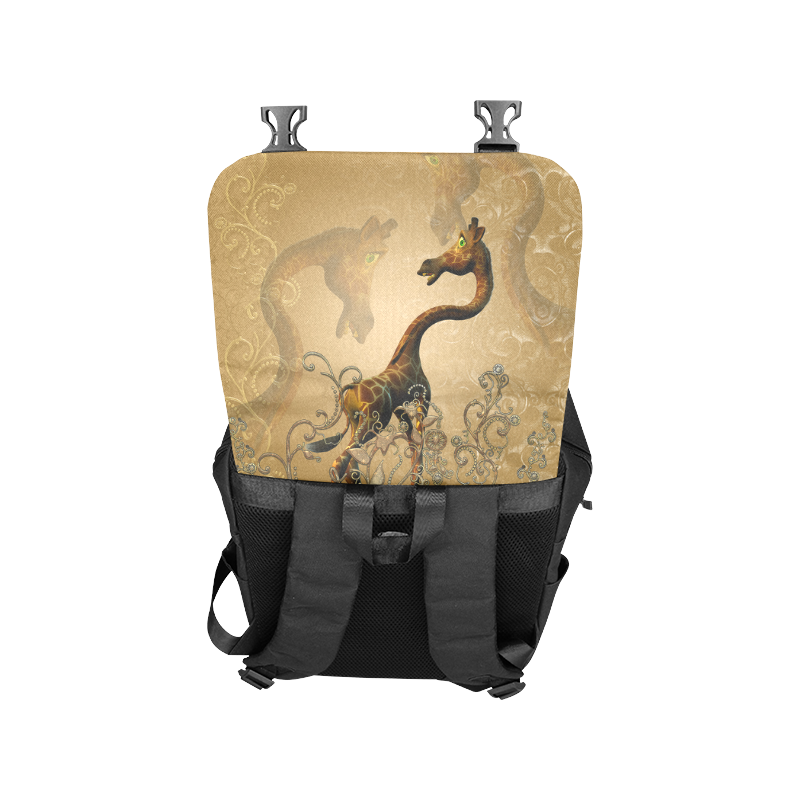 Little frightened giraffe Casual Shoulders Backpack (Model 1623)