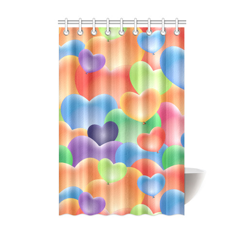 Funny_Hearts_20161204_by_Feelgood Shower Curtain 48"x72"