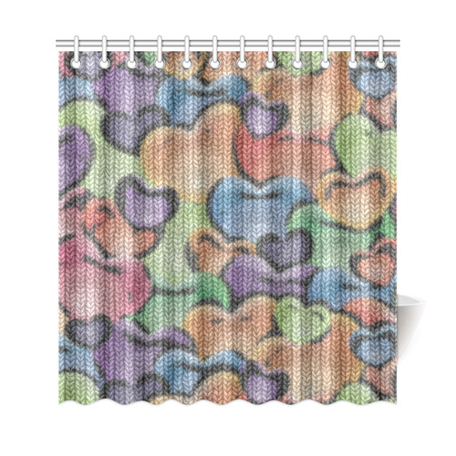 Funny_Hearts_20161203_by_Feelgood Shower Curtain 69"x72"