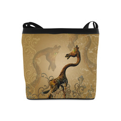 Little frightened giraffe Crossbody Bags (Model 1613)