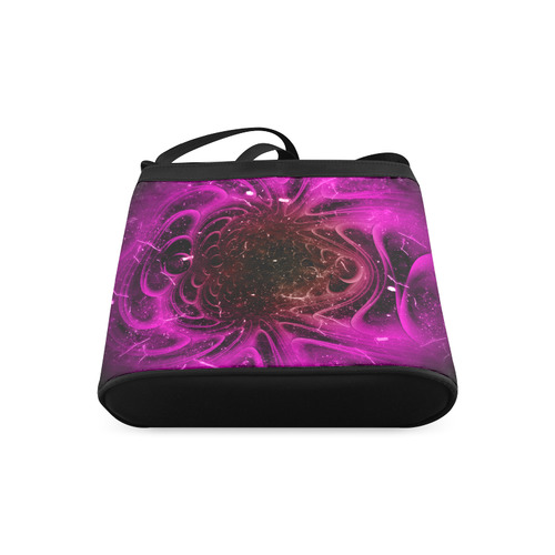 Abstract design in purple colors Crossbody Bags (Model 1613)