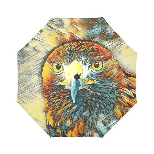 Animal_Art_Eagle20161202_by_JAMColors Auto-Foldable Umbrella (Model U04)