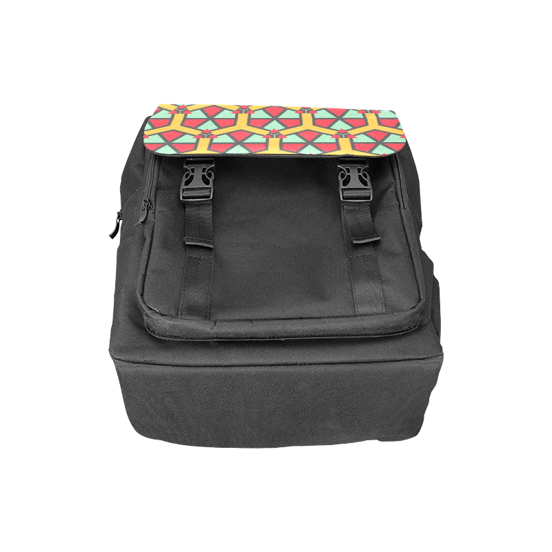 Honeycombs triangles and other shapes pattern Casual Shoulders Backpack (Model 1623)