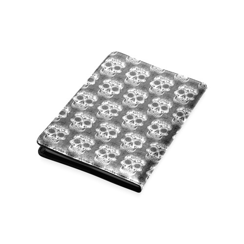 new skull allover pattern 2 by JamColors Custom NoteBook A5