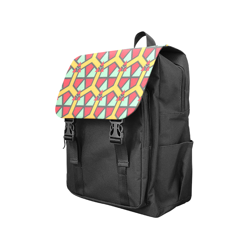 Honeycombs triangles and other shapes pattern Casual Shoulders Backpack (Model 1623)