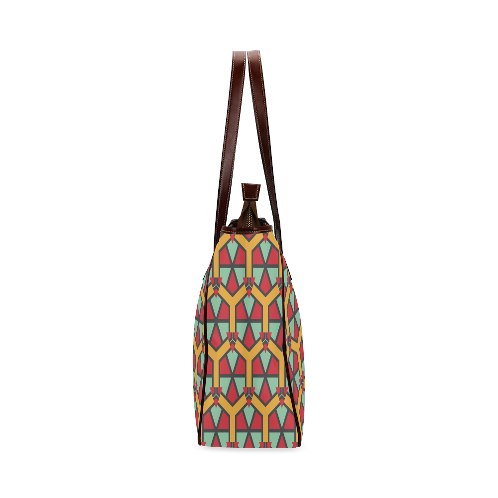 Honeycombs triangles and other shapes pattern Classic Tote Bag (Model 1644)