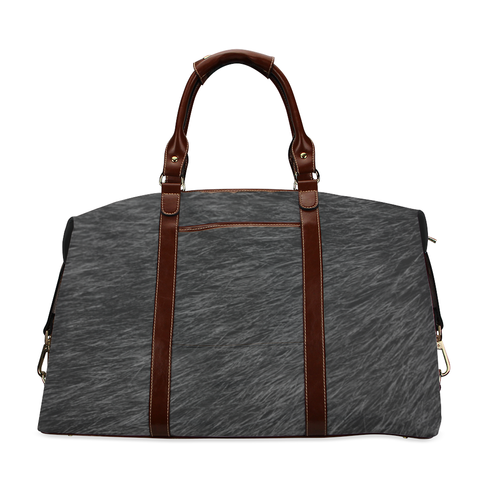 Black Fur Classic Travel Bag (Model 1643) Remake