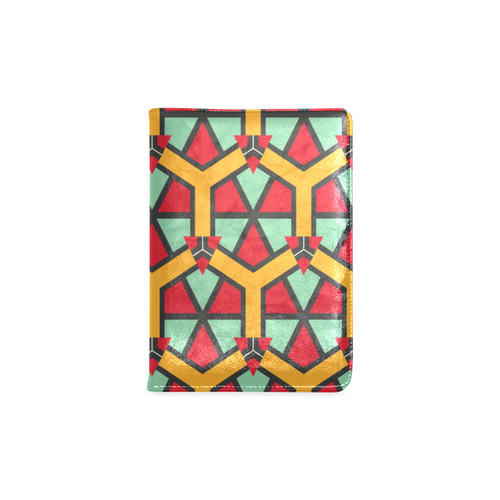 Honeycombs triangles and other shapes pattern Custom NoteBook A5
