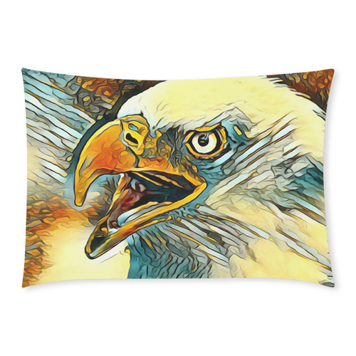 Animal_Art_Eagle20161201_by_JAMColors Custom Rectangle Pillow Case 20x30 (One Side)