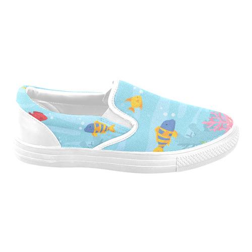 Under the Sea Slip-on Canvas Shoes for Men/Large Size (Model 019)