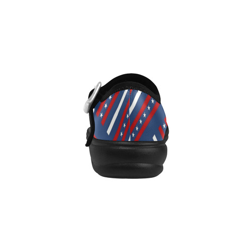 Patriotic Crisscross Virgo Instep Deep Mouth Shoes | ID: D1117284