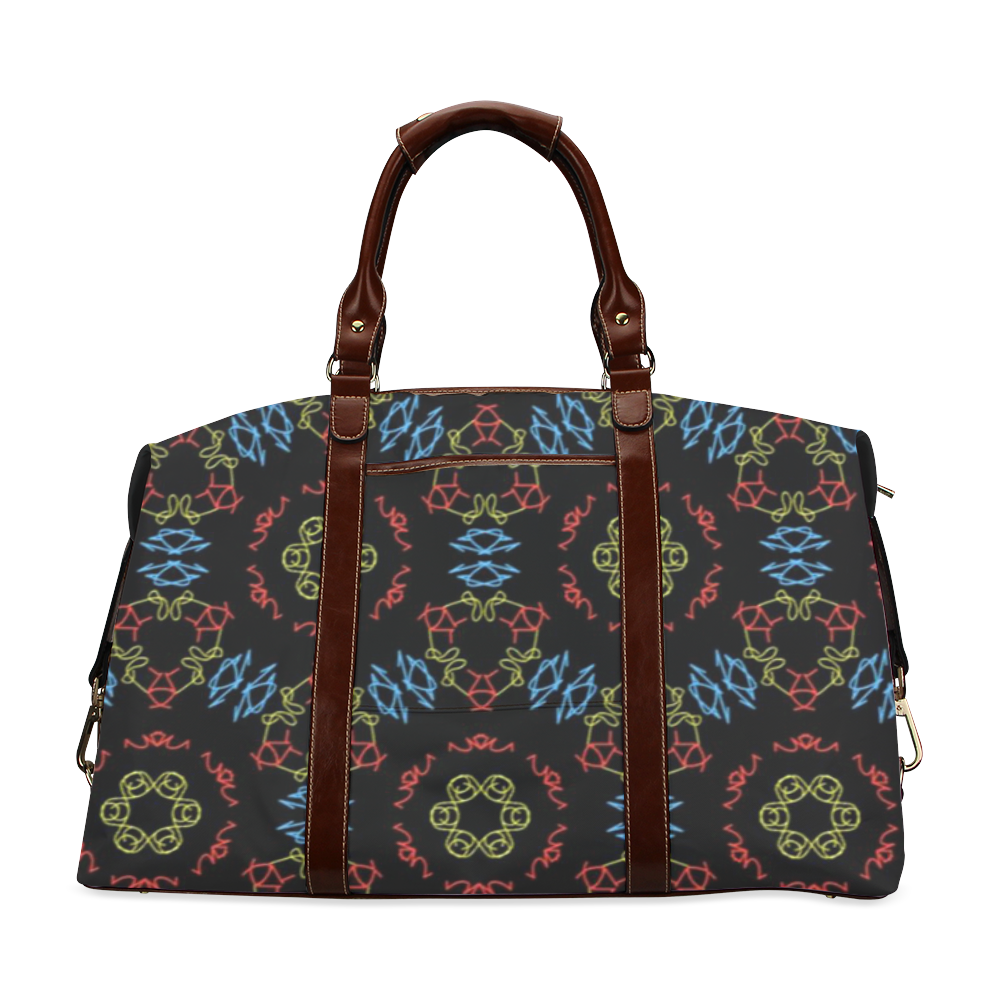 Kaleido Fun 21 by FeelGood Classic Travel Bag (Model 1643) Remake