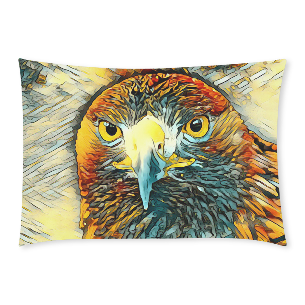 Animal_Art_Eagle20161202_by_JAMColors Custom Rectangle Pillow Case 20x30 (One Side)