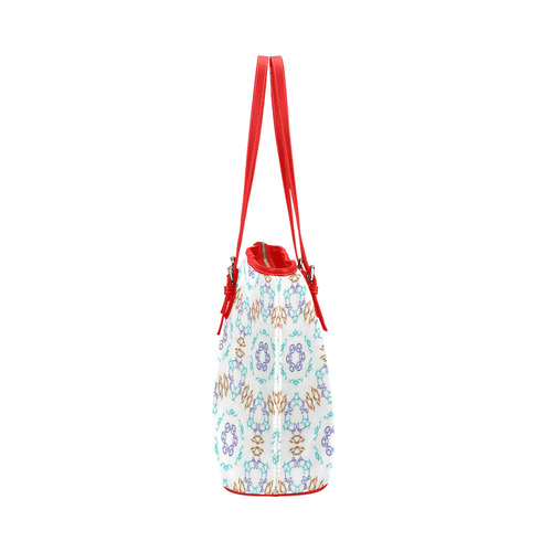 Kaleido Fun 21B by FeelGood Leather Tote Bag/Large (Model 1651)
