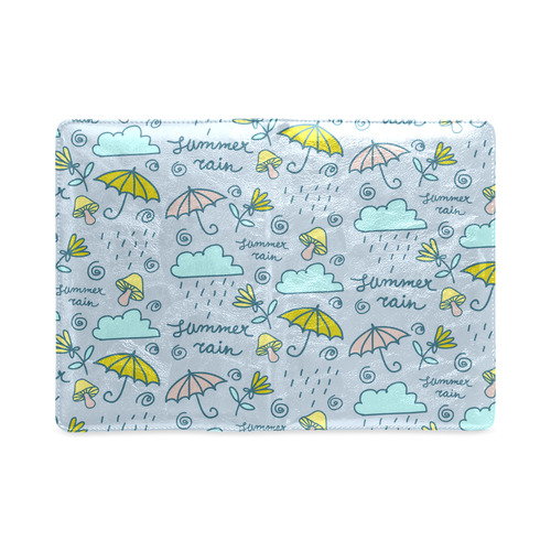 Cute Rain Pattern Doodles Custom NoteBook A5