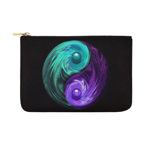chrome yin yang Carry-All Pouch 12.5''x8.5''
