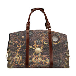 Steampunk, gallant design Classic Travel Bag (Model 1643) Remake