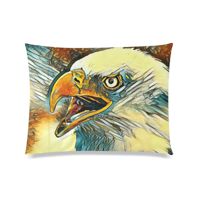 Animal_Art_Eagle20161201_by_JAMColors Custom Zippered Pillow Case 20"x26"(Twin Sides)