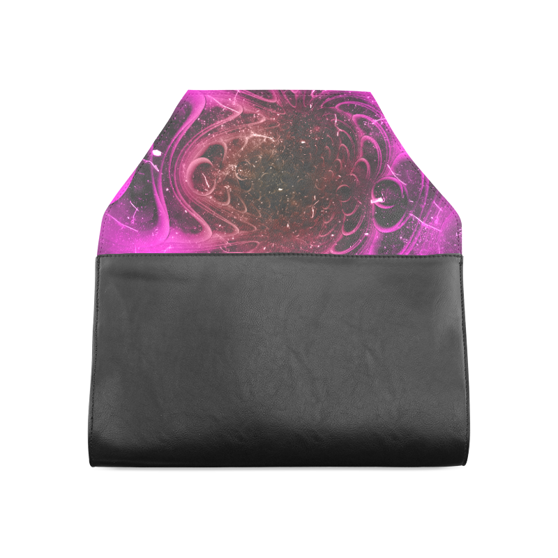 Abstract design in purple colors Clutch Bag (Model 1630)