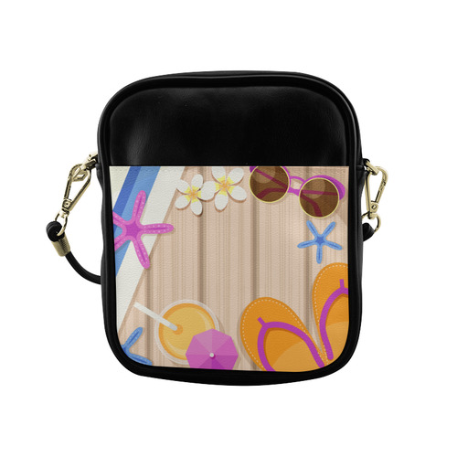 Summer Fun Background Sling Bag (Model 1627)