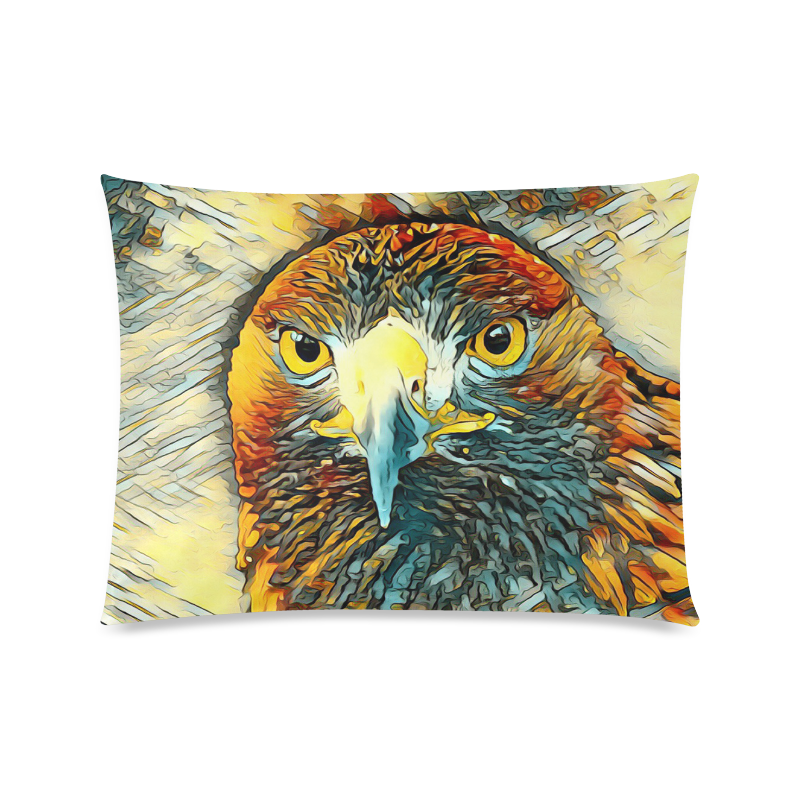 Animal_Art_Eagle20161202_by_JAMColors Custom Zippered Pillow Case 20"x26"(Twin Sides)