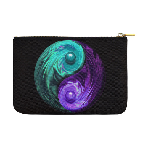chrome yin yang Carry-All Pouch 12.5''x8.5''