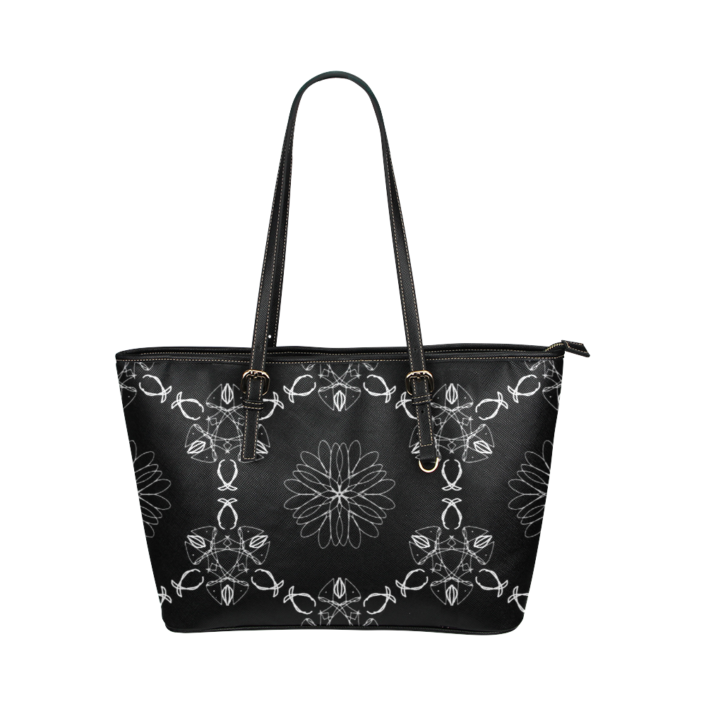 Kaleido Fun 22B by FeelGood Leather Tote Bag/Small (Model 1651)