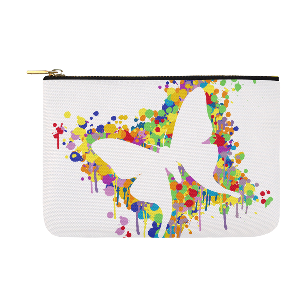 Dancing Butterfly Splash Carry-All Pouch 12.5''x8.5''
