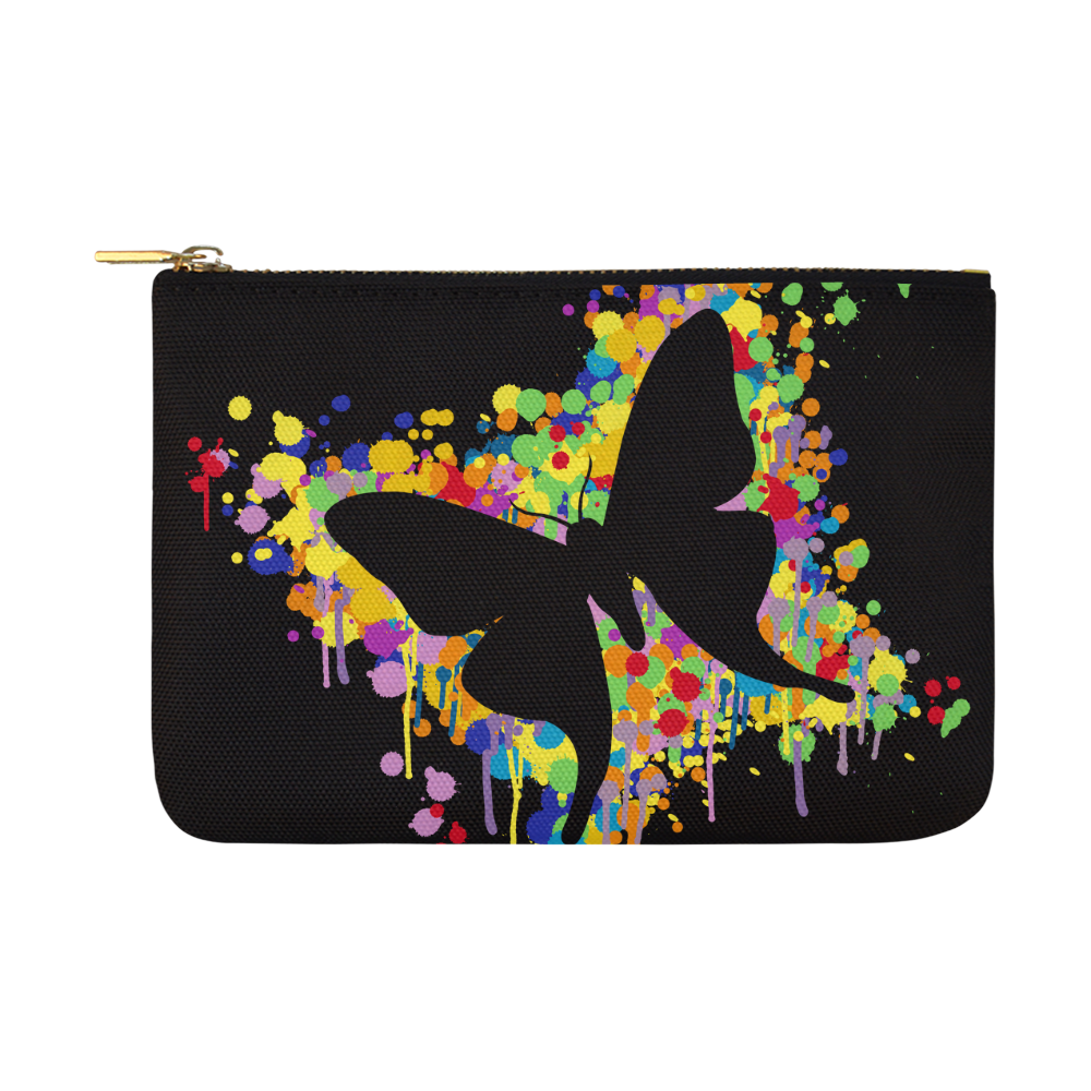 Dancing Butterfly Splash Carry-All Pouch 12.5''x8.5''