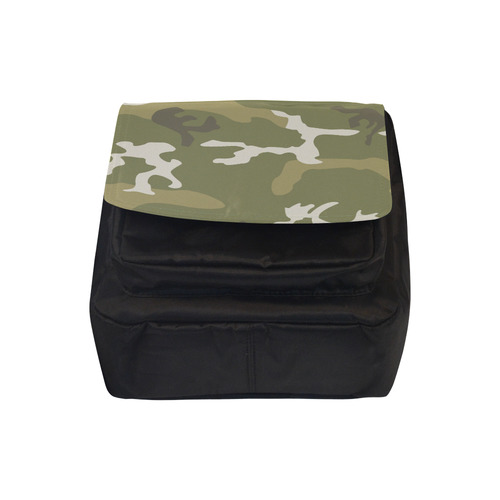 Green Graffiti Camouflage Crossbody Nylon Bags (Model 1633)