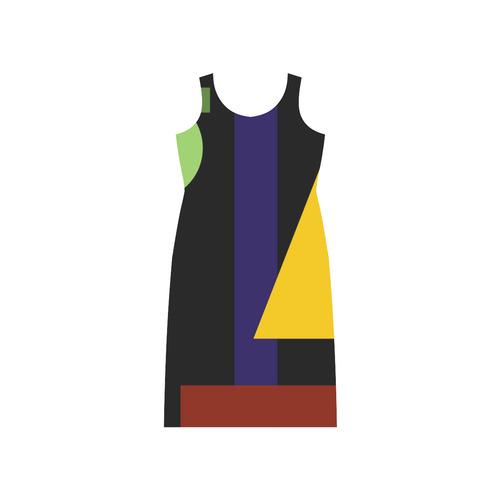 Expression Phaedra Sleeveless Open Fork Long Dress (Model D08)