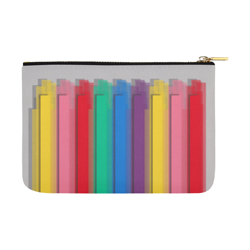 Colorful statement Carry-All Pouch 12.5''x8.5''
