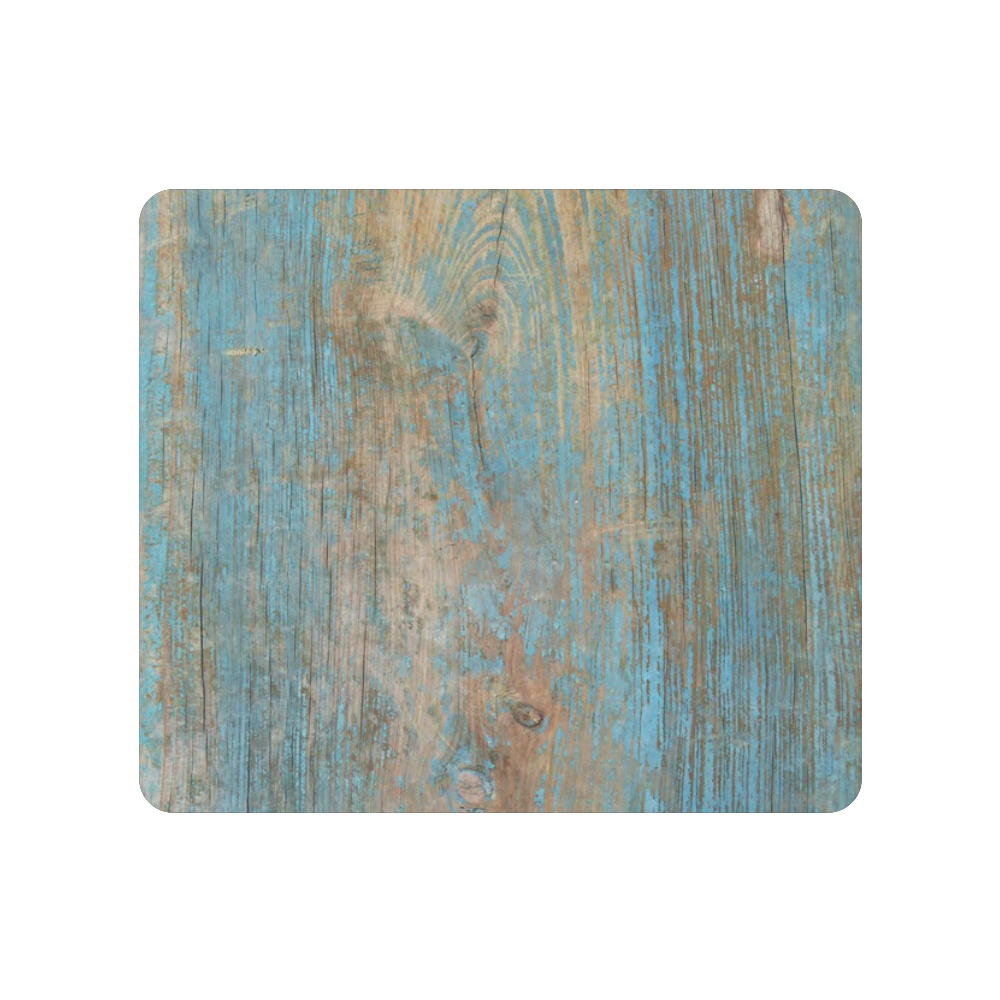 Rustic Wood  Blue Weathered Peeling Paint Men's Clutch Purse （Model 1638）