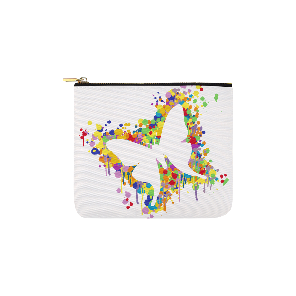 Dancing Butterfly Splash Carry-All Pouch 6''x5''