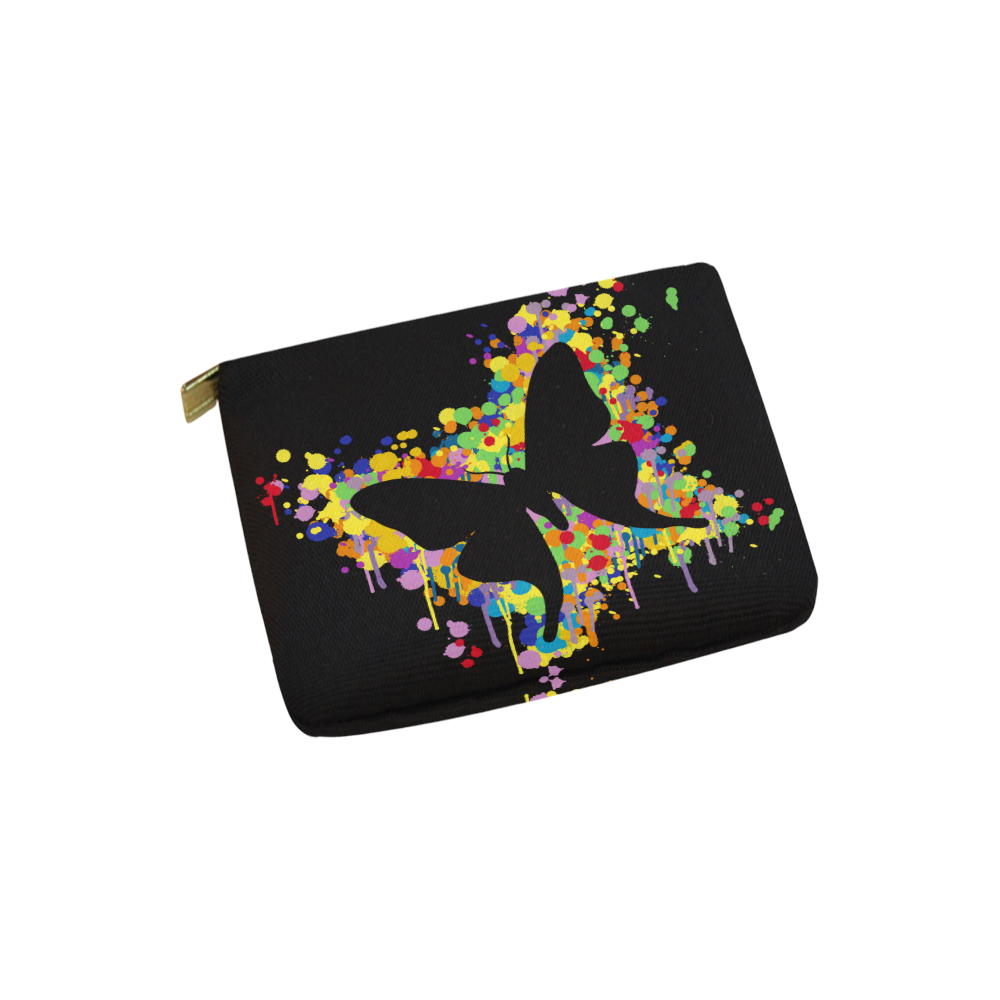 Dancing Butterfly Splash Carry-All Pouch 6''x5''